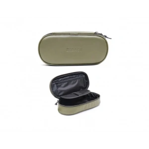 Bback Oval Deri Kalemlik / Kalem Kutusu HAKİ YEŞİL