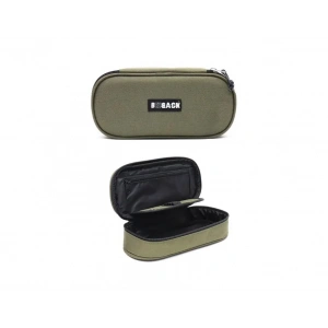 Bback Oval Kumaş Kalemlik / Kalem Kutusu HAKİ YEŞİL