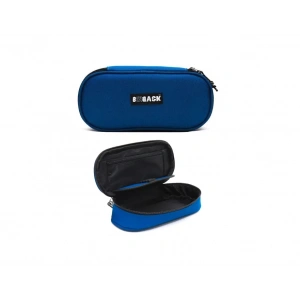 Bback Oval Kumaş Kalemlik / Kalem Kutusu MAVİ