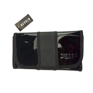 Bback Rulo Kalem Çantası 25 Bölümlü 48,5x22cm - Şeffaf Siyah
