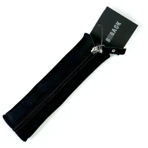 BBack Sanatsal Lastikli Deri Kalemlik 20cm Siyah