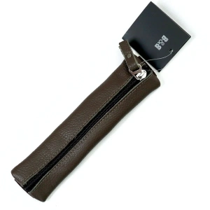 BBack Sanatsal Lastikli Deri Kalemlik 20cm Vizon