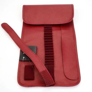 BBack Sanatsal Rulo Kalemlik Deri 36lı Kırmızı