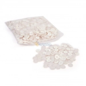 Beyaz Gömlek Düğmesi 1000 Adet