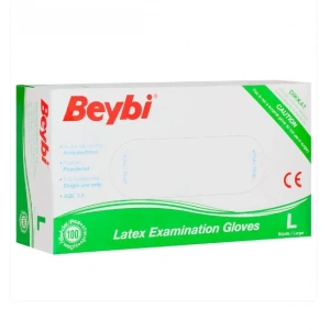 Beybi Lateks Muayene Eldiveni Pudralı ( L ) 20 Kutu