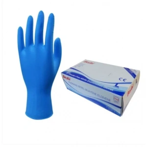 Beybi Pudrasız Mavi Nitril Medikal Muayene Eldiveni ( L ) 2000 Adet