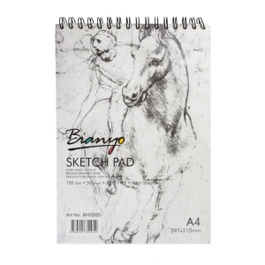 Bianyo Eskiz Defteri A4 150gr 50yp Spiralli