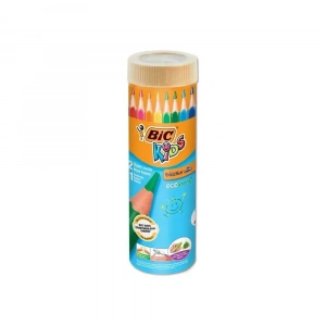 Bic Evolution Boya Kalemi Jumbo Üçgen 12+1 Metal Tüp