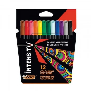 Bic İntensity Keçeli Kalem 12 Renk (978004) (998416)