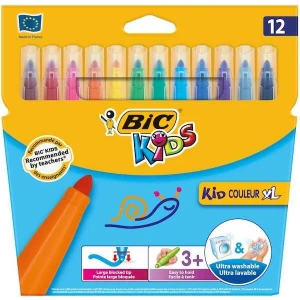 Bic Kid Couleur XL Keçeli Boya Kalemi 12 Renk 828966