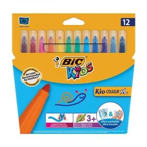Bic Kids Couleur Yıkanabilir Xl Keçeli Kalem 12 Renk (8289661)
