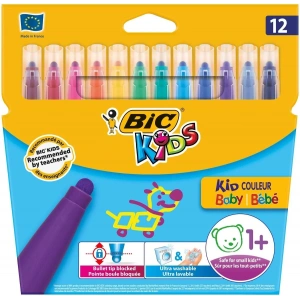 Bic Kids Kid Couleur Baby Keçeli Boya Kalemi 12 Renk