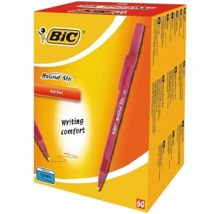 Bic Round Stıc 60 Lı Kırmızı Tükenmez Kalem 962667