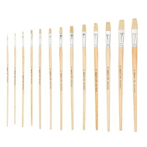 Bigpoint 258F Serisi Doğal Kıl Düz Kesik Fırça No:6