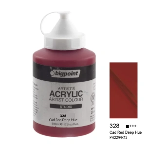 Bigpoint Akrilik Boya 500 Ml Cad Red Deep 328