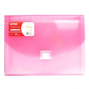 Bigpoint Bp262 Körüklü Dosya Pembe A4 Kilitli 13 Cepli