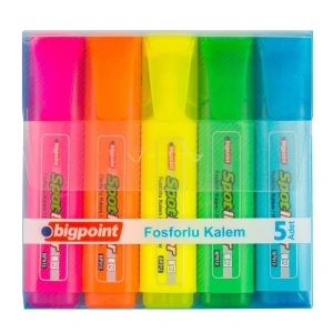 Bigpoint Fosforlu Kalem 5li Set