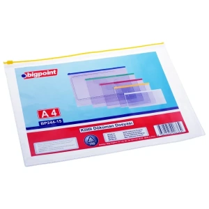 Bigpoint Kilitli Döküman Dosyası A4 Pvc Sarı