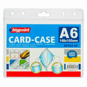 Bigpoint Kilitli Kart Poşeti Yatay A6 (148x105mm)