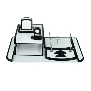 Bigpoint Lüks Sümen Takımı Siyah-beyaz 6 Parça