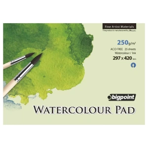 Bigpoint Suluboya Blok 300 Gram A3 - 25 Yaprak (watercolour Pad)