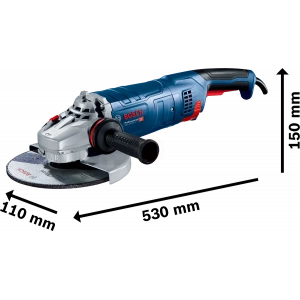 Bosch Büyük Taşlama Makinesi Gws 24-230 Jz (230 Mm) - 06018c3301
