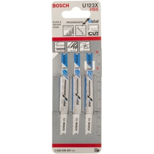 Bosch Dekupaj Testere Bıçağı Hss Metal U 123 3 Lü - 2608638497