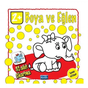 Boya Ve Eğlen Sarı Kitap