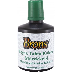 Brons Beyaz Tahta Kalemi Mürekkebi 100 cc. Yeşil