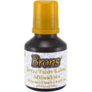 Brons Beyaz Tahta Kalemi Mürekkebi 30 cc. Sarı