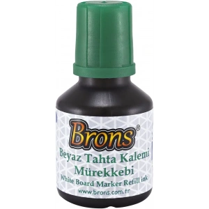 Brons Beyaz Tahta Kalemi Mürekkebi 30 cc. Yeşil