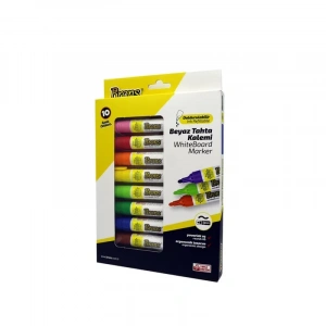 Brons Br-9511 Doldurulabilir Beyaz Tahta Kalemi Karışık 10lu