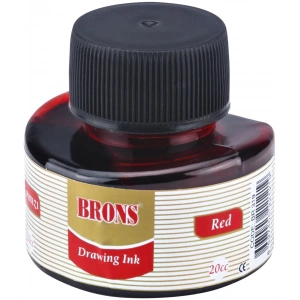BRONS ÇİNİ MÜREKKEBİ KIRMIZI 20 CC BR-319