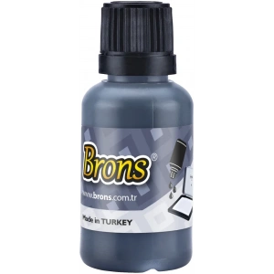 BRONS ISTAMPA MÜREKKEBİ SİYAH 30 cc BR-314