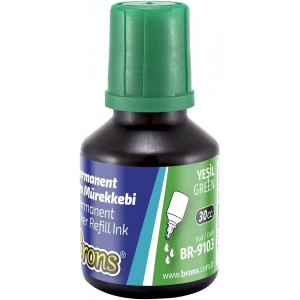 Brons Permanent Marker Mürekkebi 30 cc. YEŞİL
