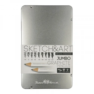Bruno Visconti Sketch&art Jumbo Kurşun Kalem Seti 3,5mm No:21-006