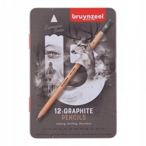 Bruynzeel Expression Graphite Dereceli Karakalem Seti 12li