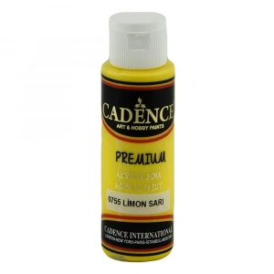 Cadence Akrilik Boya 70ml 0755 Limon Sarı