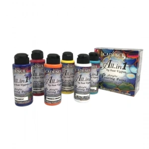 Cadence All İn 1 Hazır Akrilik Pouring Boya Seti