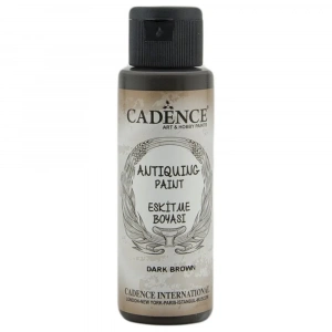Cadence Antique Paint Eskitme Boyası 70ml 300 Koyu Kahve