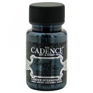 Cadence Dora Glass Metalik Cam Ve Porselen Boyası 50ml 3142 Koyu Turkuaz