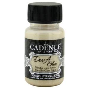 Cadence Dora Glass Metalik Cam Ve Porselen Boyası 50ml 3172 Şampanya