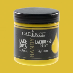 Cadence Handy Lake Vernikli Mobilya Boyası 008 Güneş Sarı 250ml