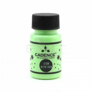 Cadence Karanlıkta Parlayan Boya Glow in The Dark 50ml Koyu Yeşil