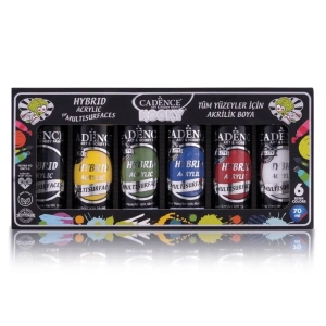 Cadence Kooky Akrilik Boya Seti 6x70ml Hybrid
