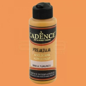 Cadence Premium Akrilik Boya 120ml 0858 A. Turuncu