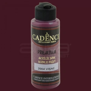 Cadence Premium Akrilik Boya 120ml 2004 Vişne