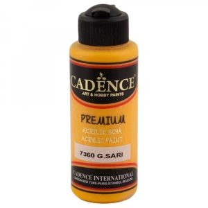 Cadence Premium Akrilik Boya 120ml 7360 G. Sarı