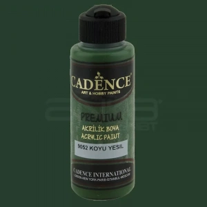 Cadence Premium Akrilik Boya 120ml 9052 Koyu Yeşil