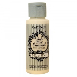 Cadence Style Matt Enamel Cam Boyası 59ml 332 Sıcak Beyaz